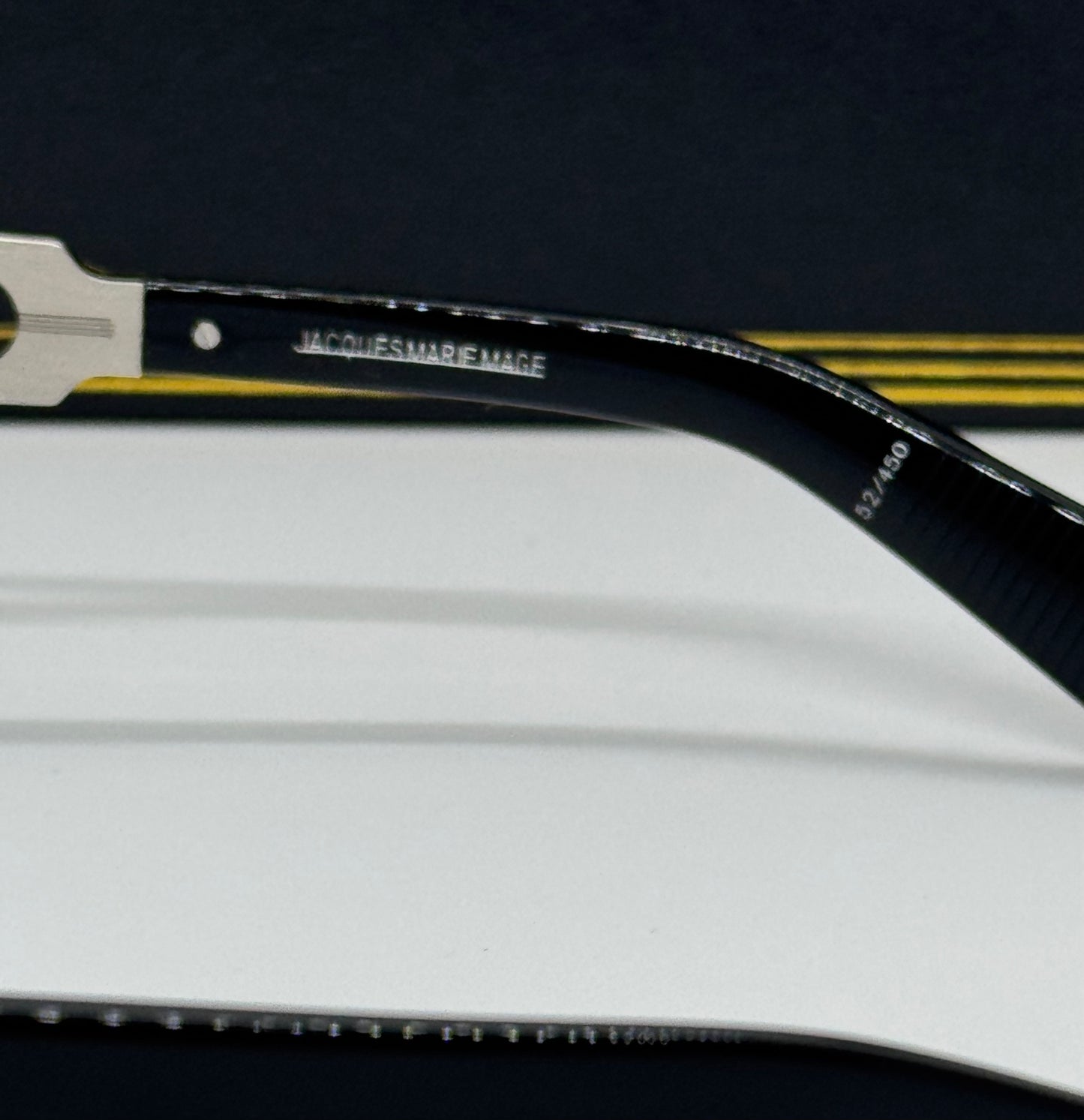Jacques Marie Mage Fugue Black x Silver Frame