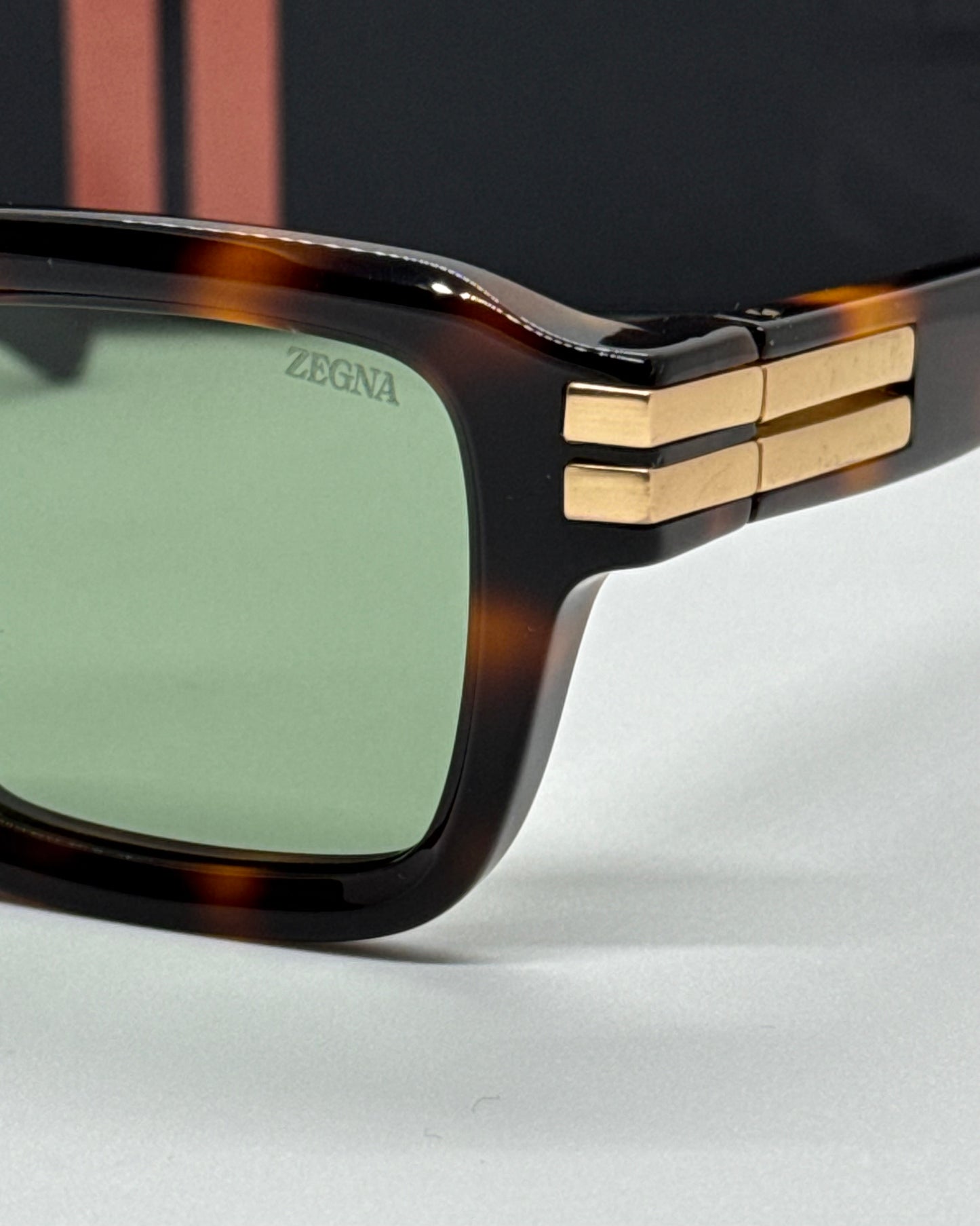 Zegna EZ0283 Dark Green Tortoise