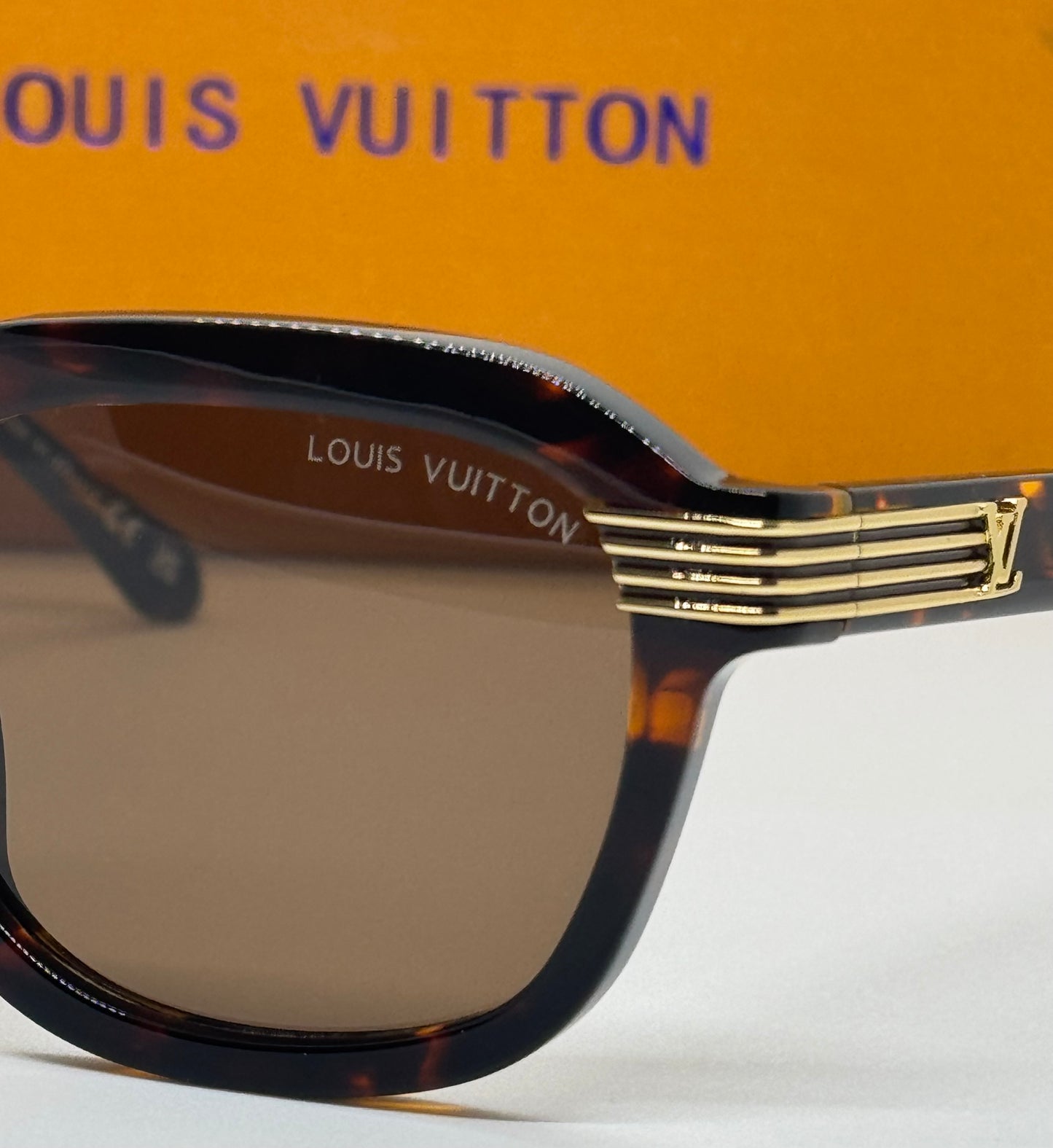 Louis Vuitton Slide Brown Tortoise