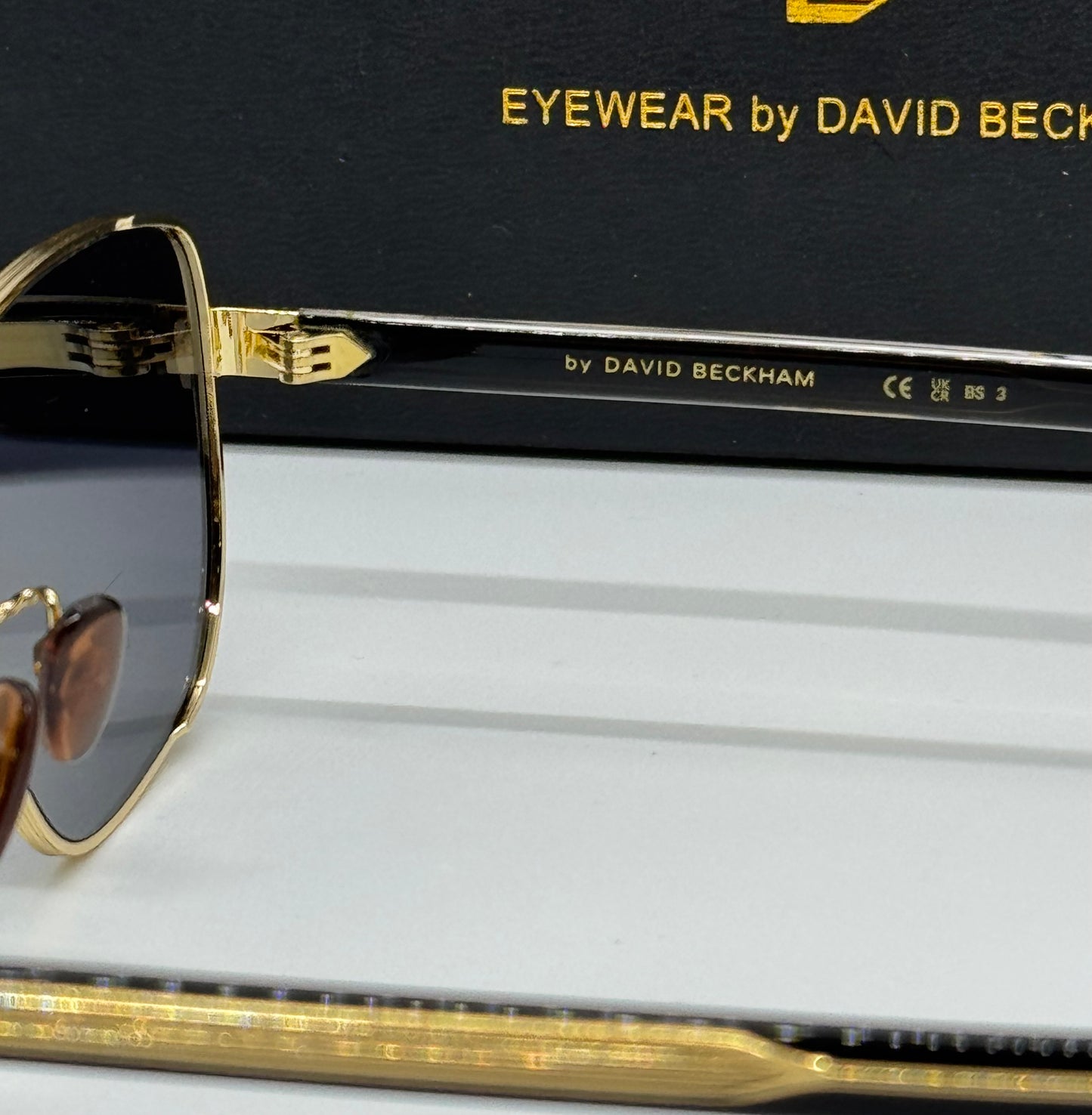 David Beckham DB7121/GBlack x Gold