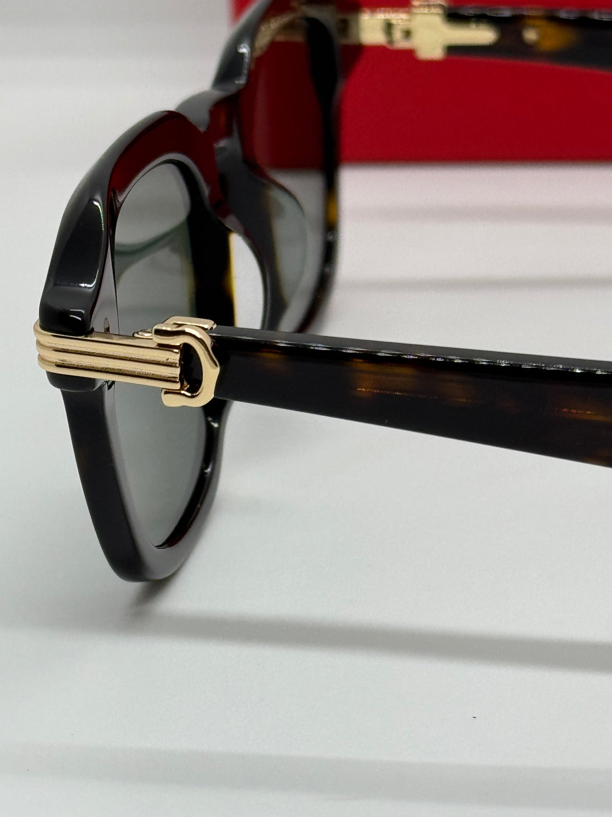 Cartier Premiere CT0536S Olive Tortoise