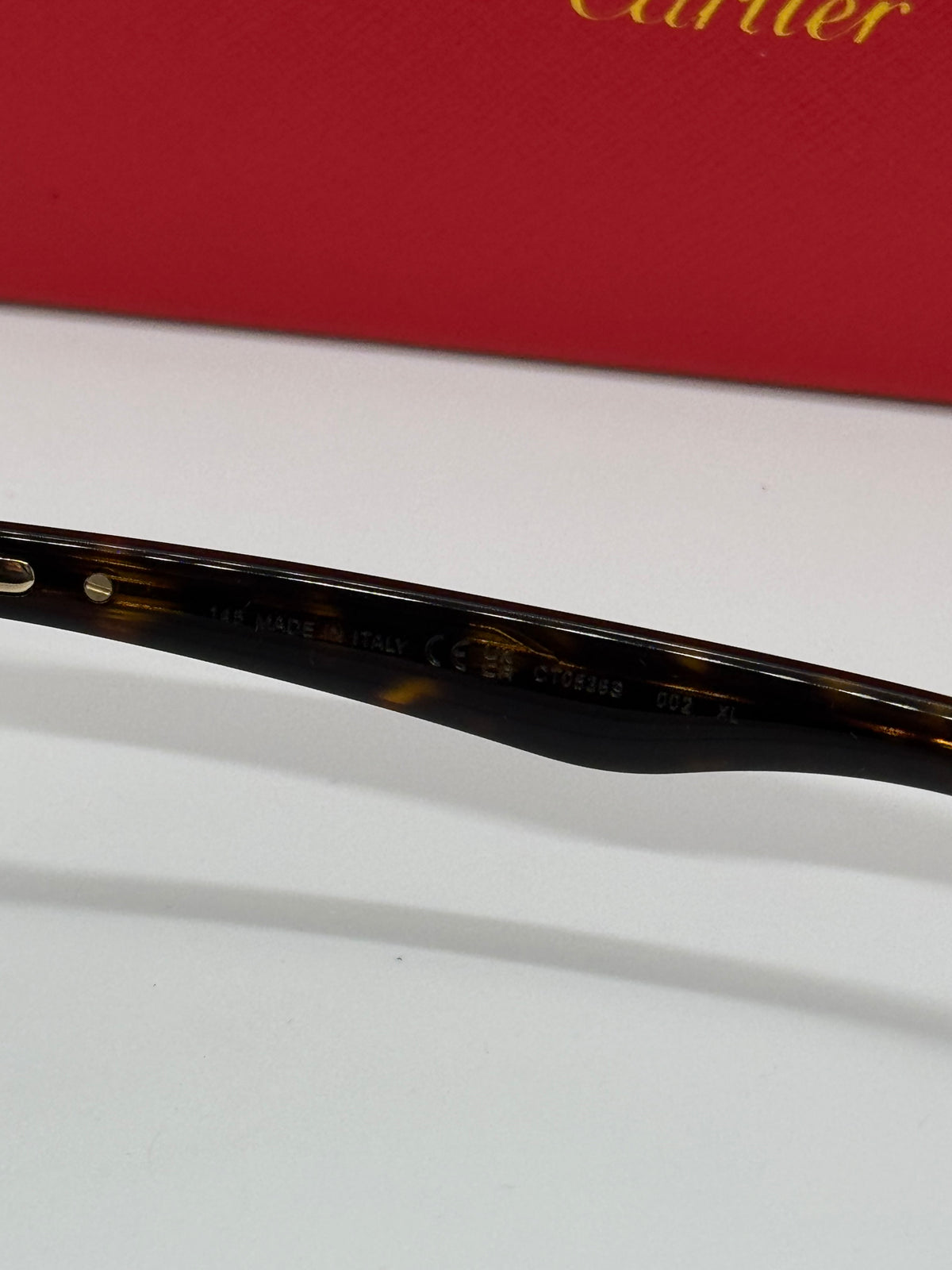 Cartier Premiere CT0536S Olive Tortoise