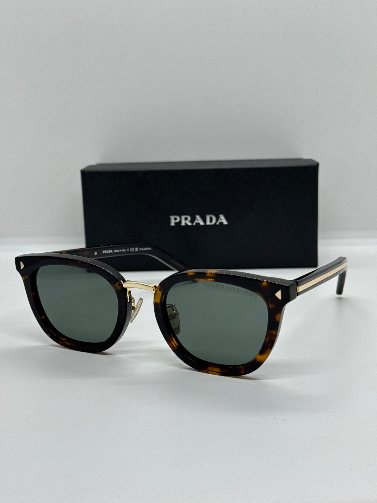 Prada PR SPRC01 Olive Tortoise