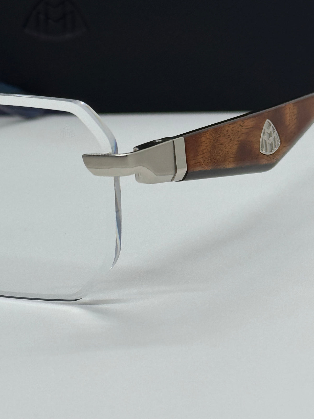 Maybach The Visionist Sun 1 Silver Rimless Frame