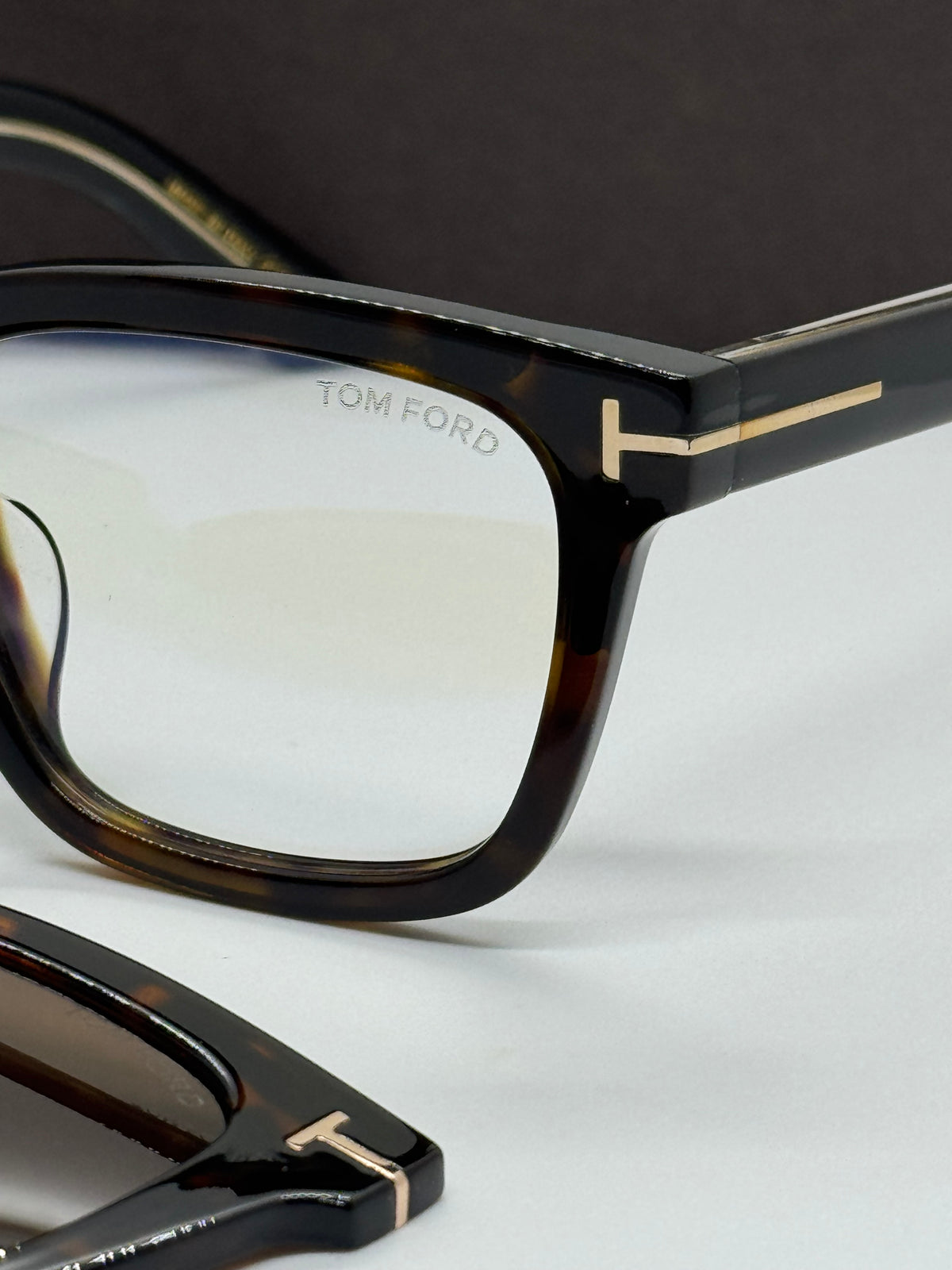 Tom Ford TF6070-B Icon Clip On Brown Tortoise