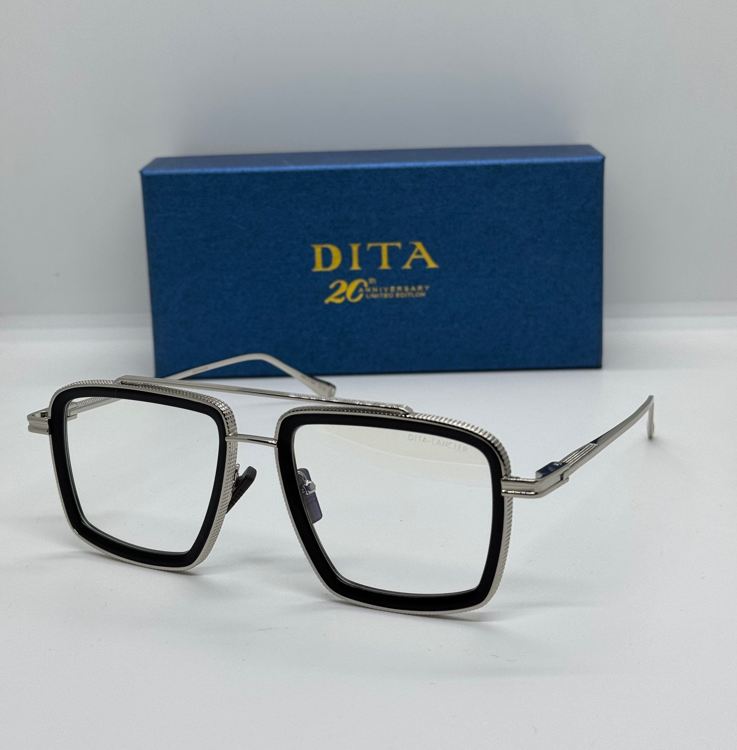 Dita Flight Titanium Black x Silver Frame