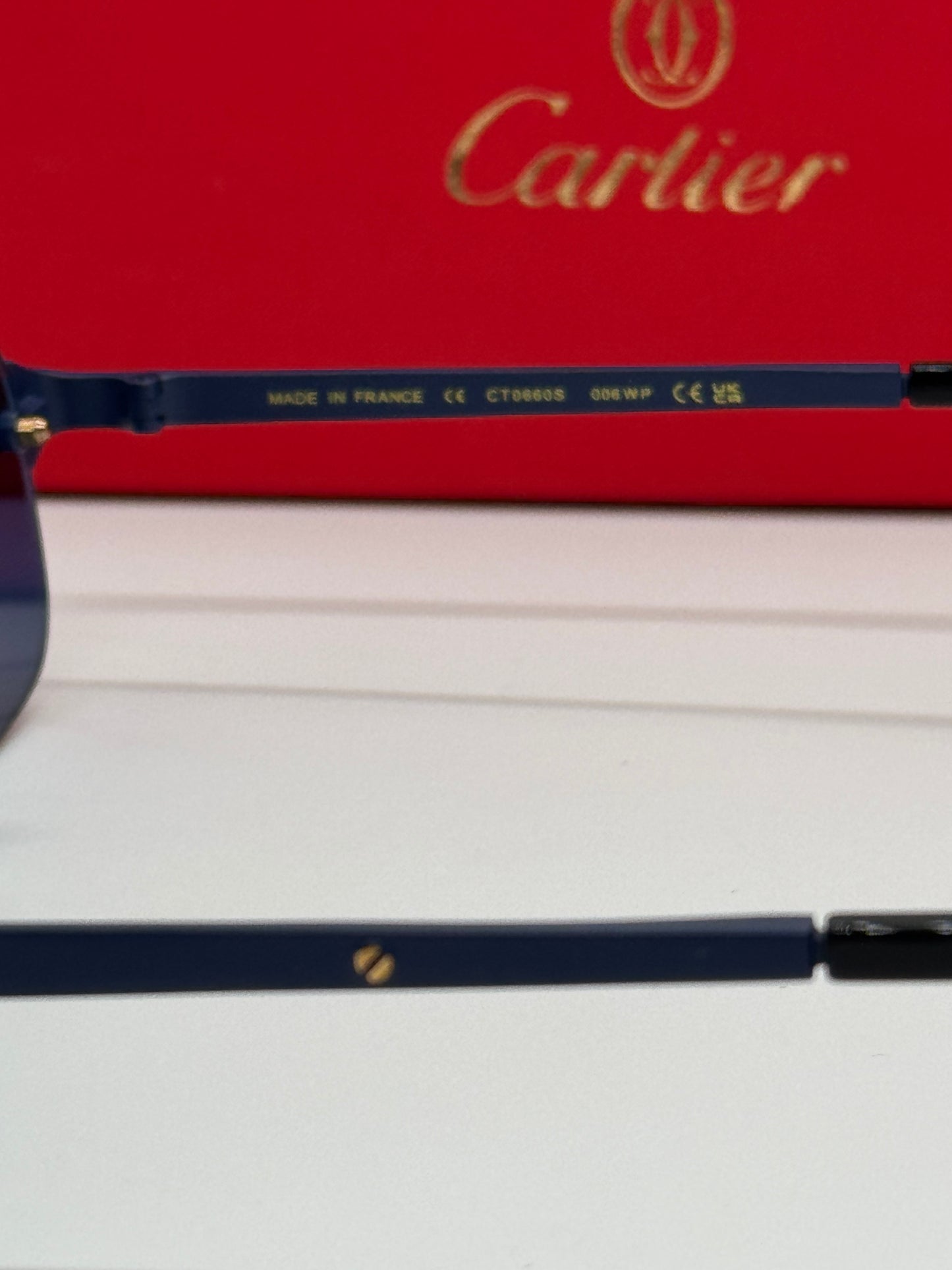 Cartier De Santos CT0660S Navy Blue