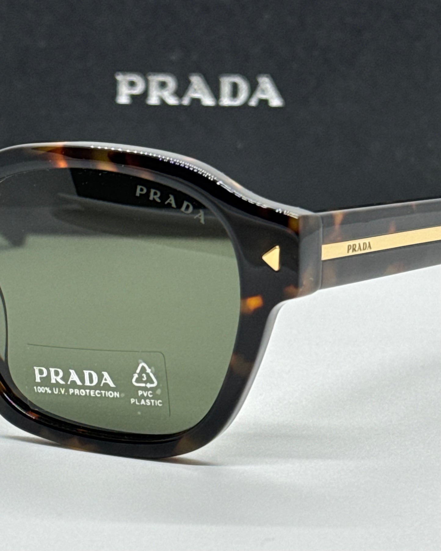 Prada SPR A16 Olive Tortoise Shade