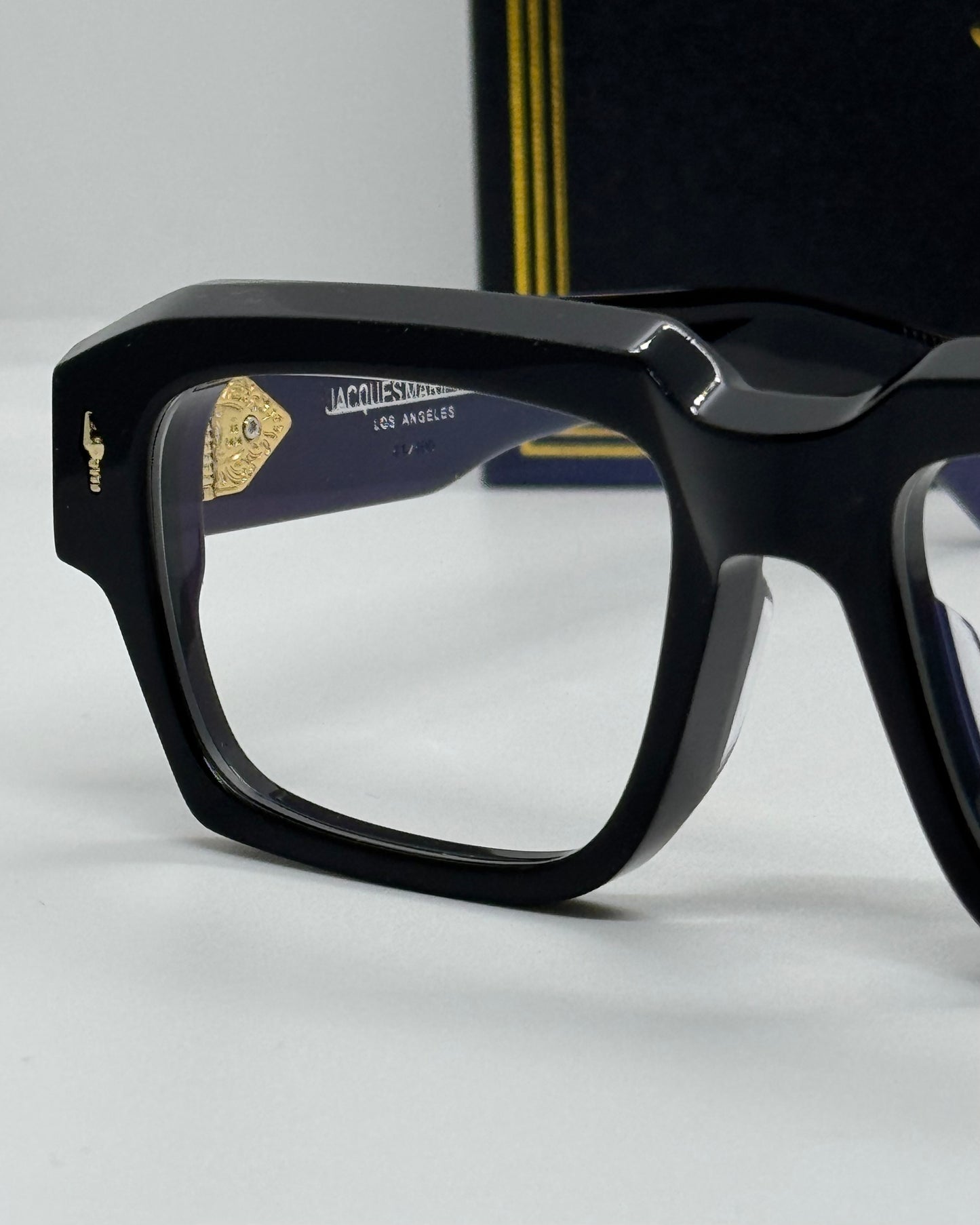 Jacques Marie Mage Dakota Black x Gold Frame