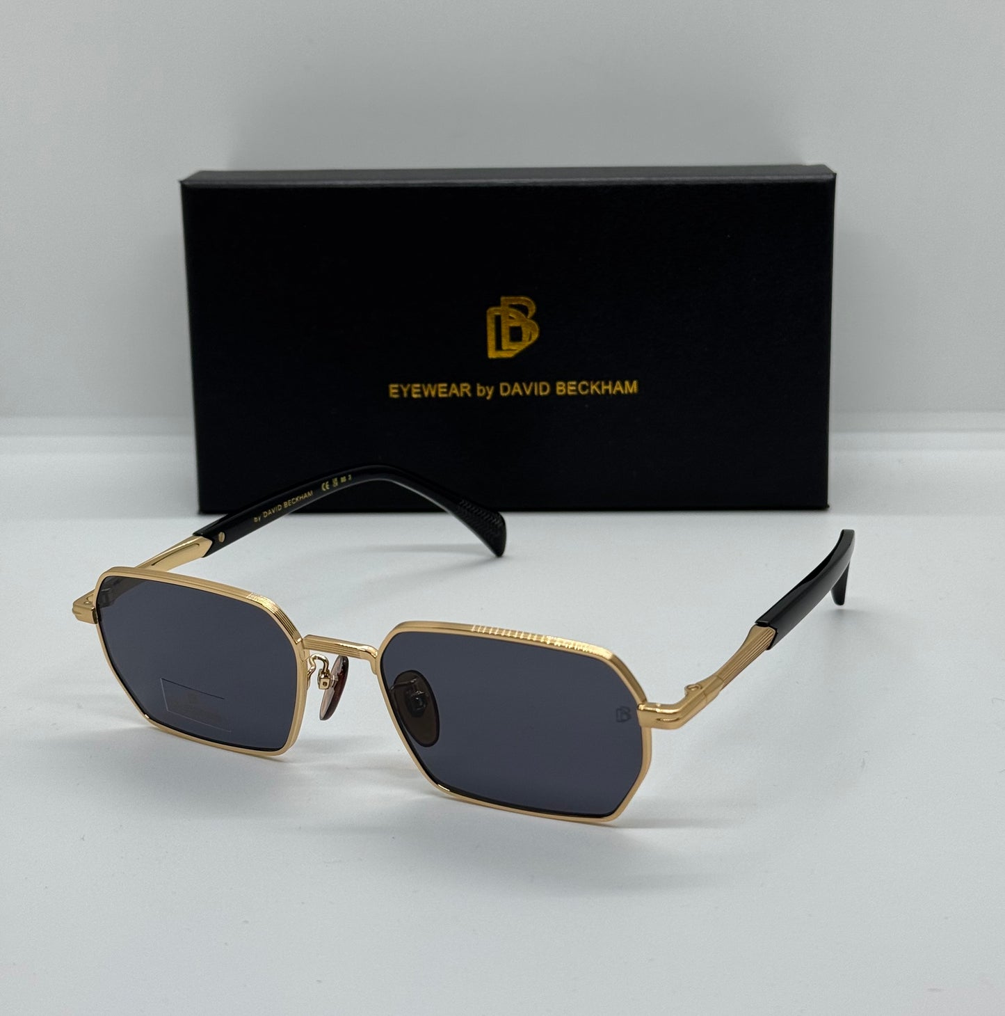 David Beckham DB1174/S Black x Gold