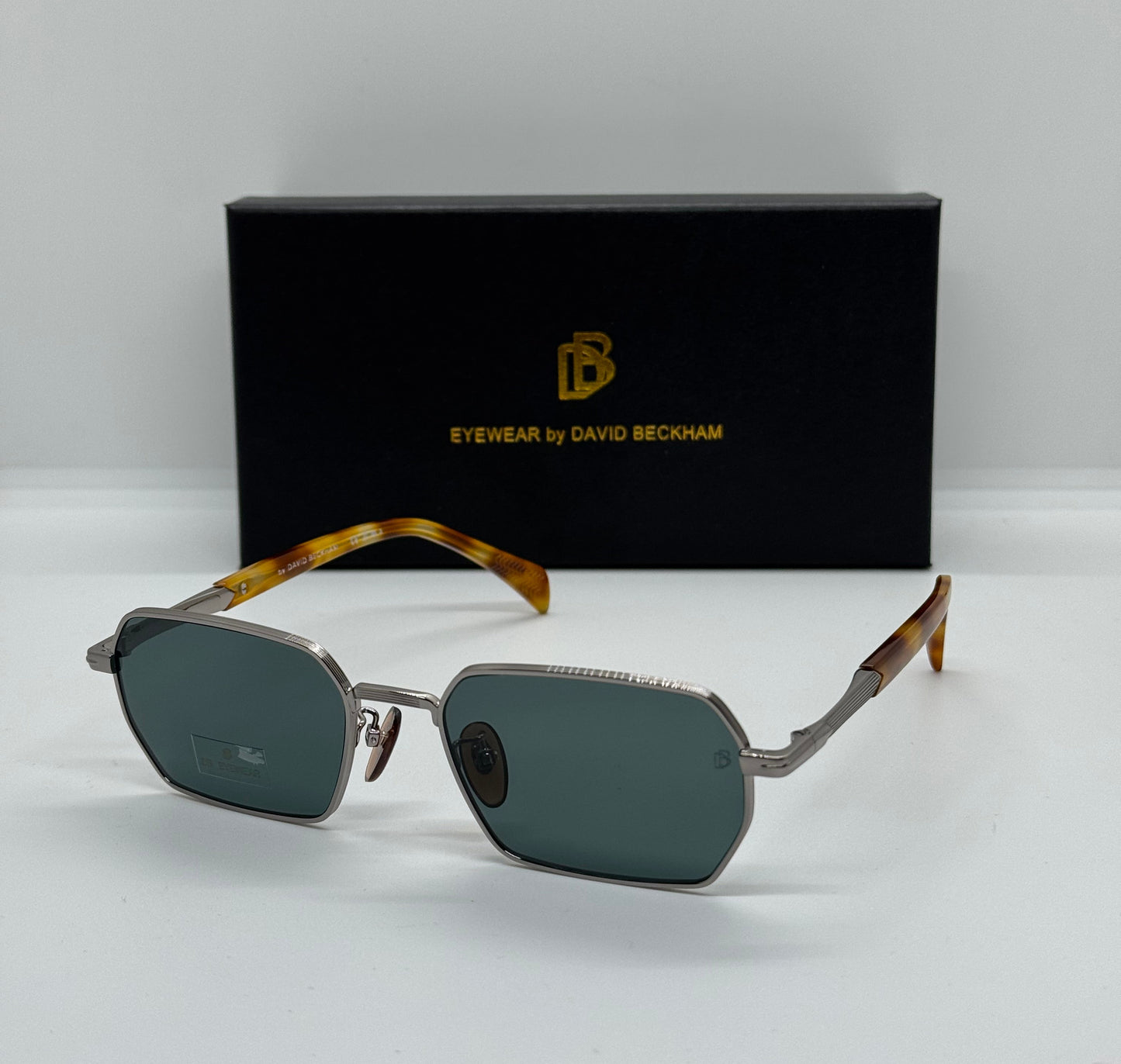 David Beckham DB1174/S Olive X Silver