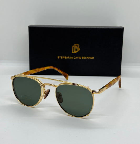 David Beckham DB1144/CS Clip-On Olive Havana