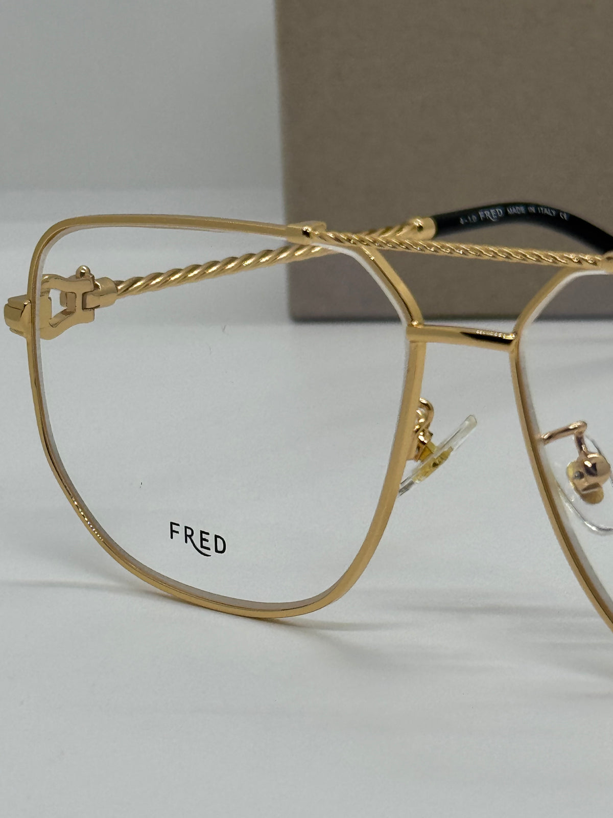 Fred Lunettes Force 10 Gold Frame
