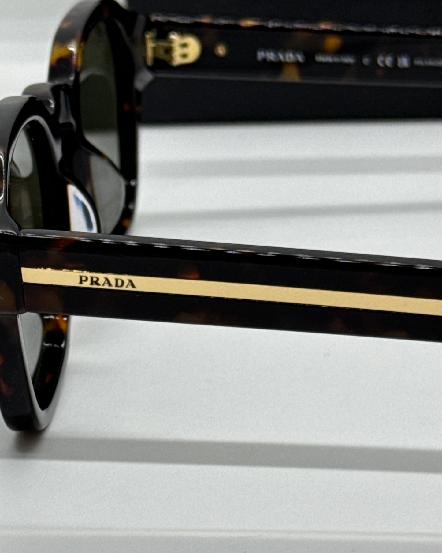 Prada SPR A16 Olive Tortoise Shade