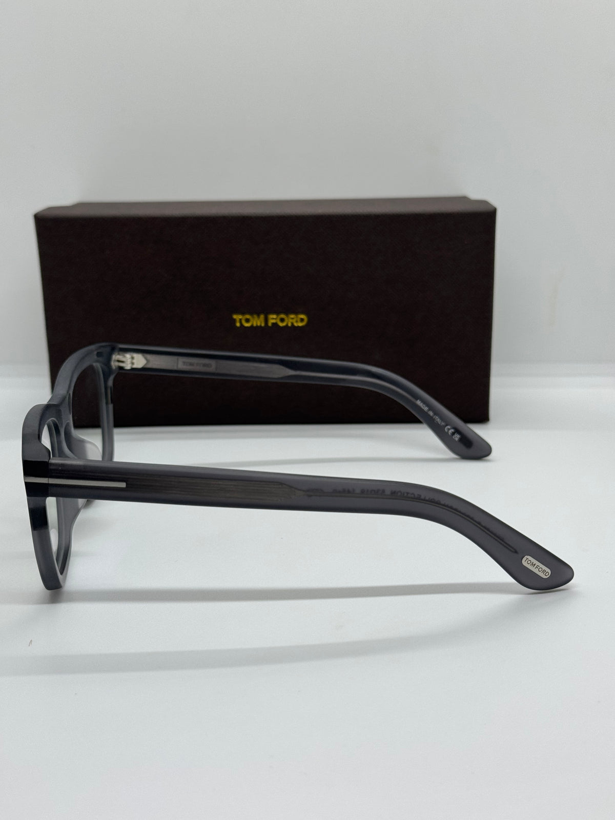 Tom Ford TF6070-B Icon Clip On Gray Matte