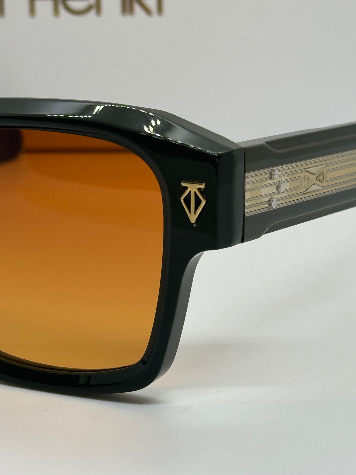 T Henri Estoque Dark Green x Orange