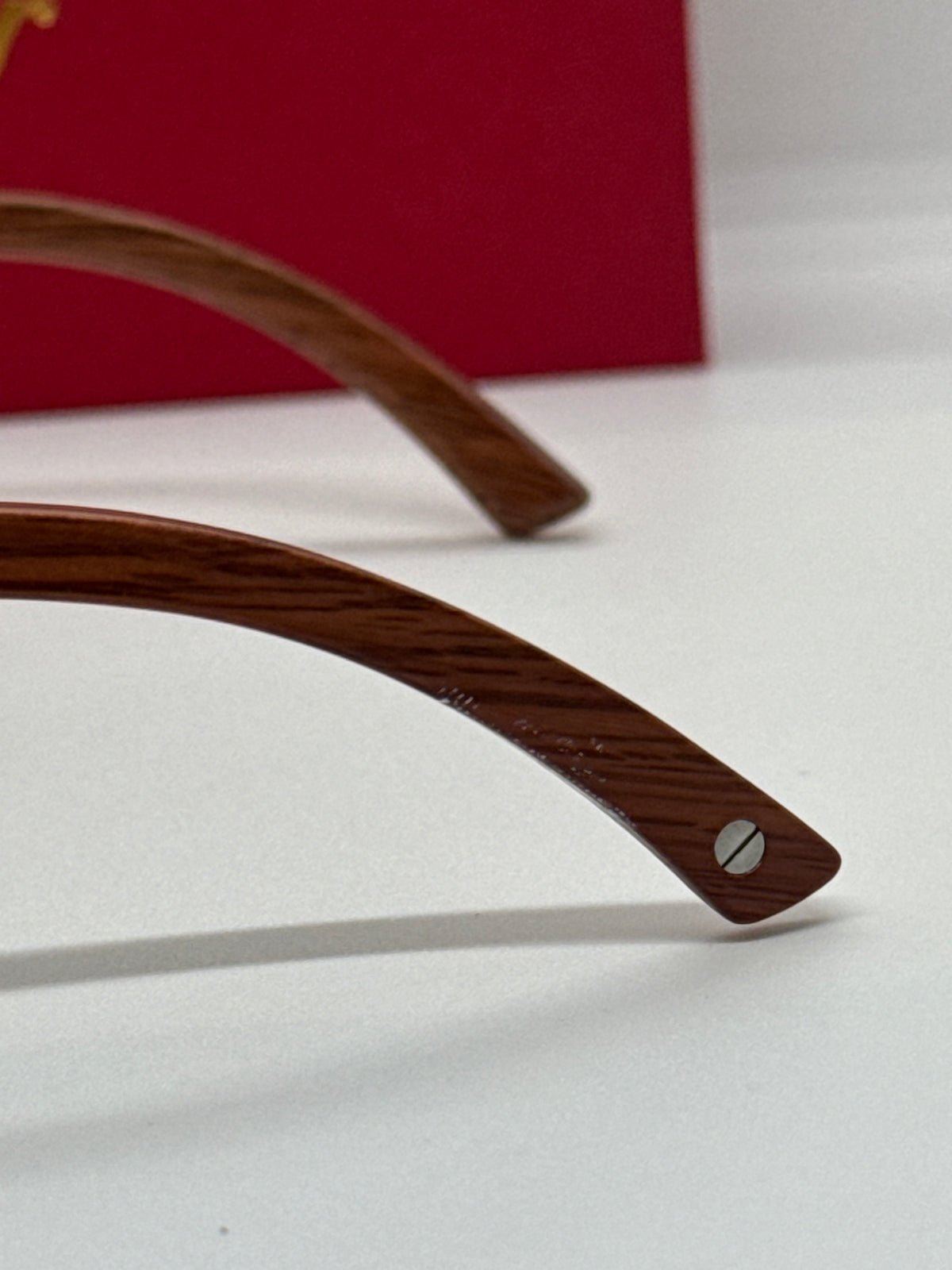 Cartier Premiere CT000585 Brown wood Aviator