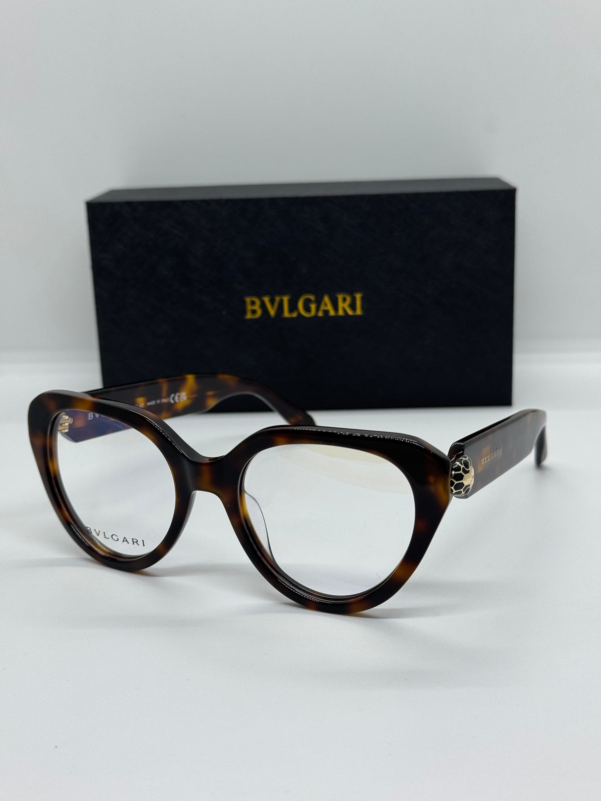 Bvlgari Serpenti BV50003I Cateye Tortoise Frame