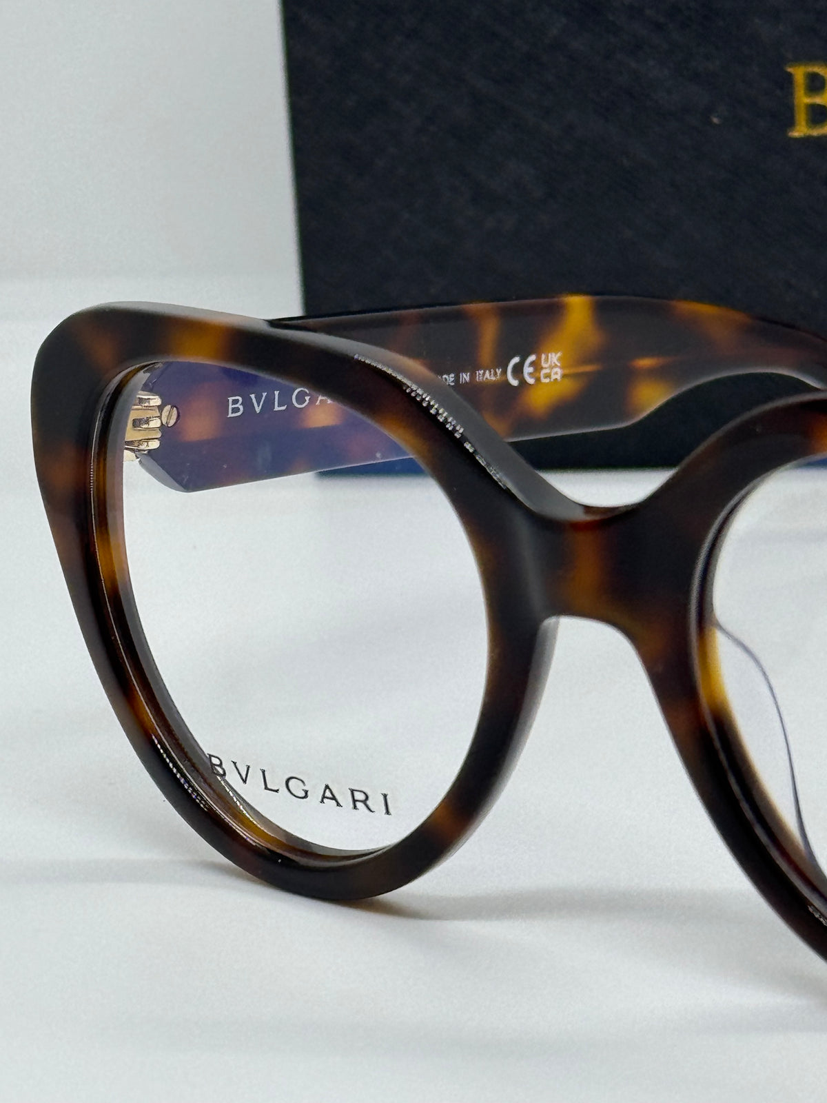 Bvlgari Serpenti BV50003I Cateye Tortoise Frame