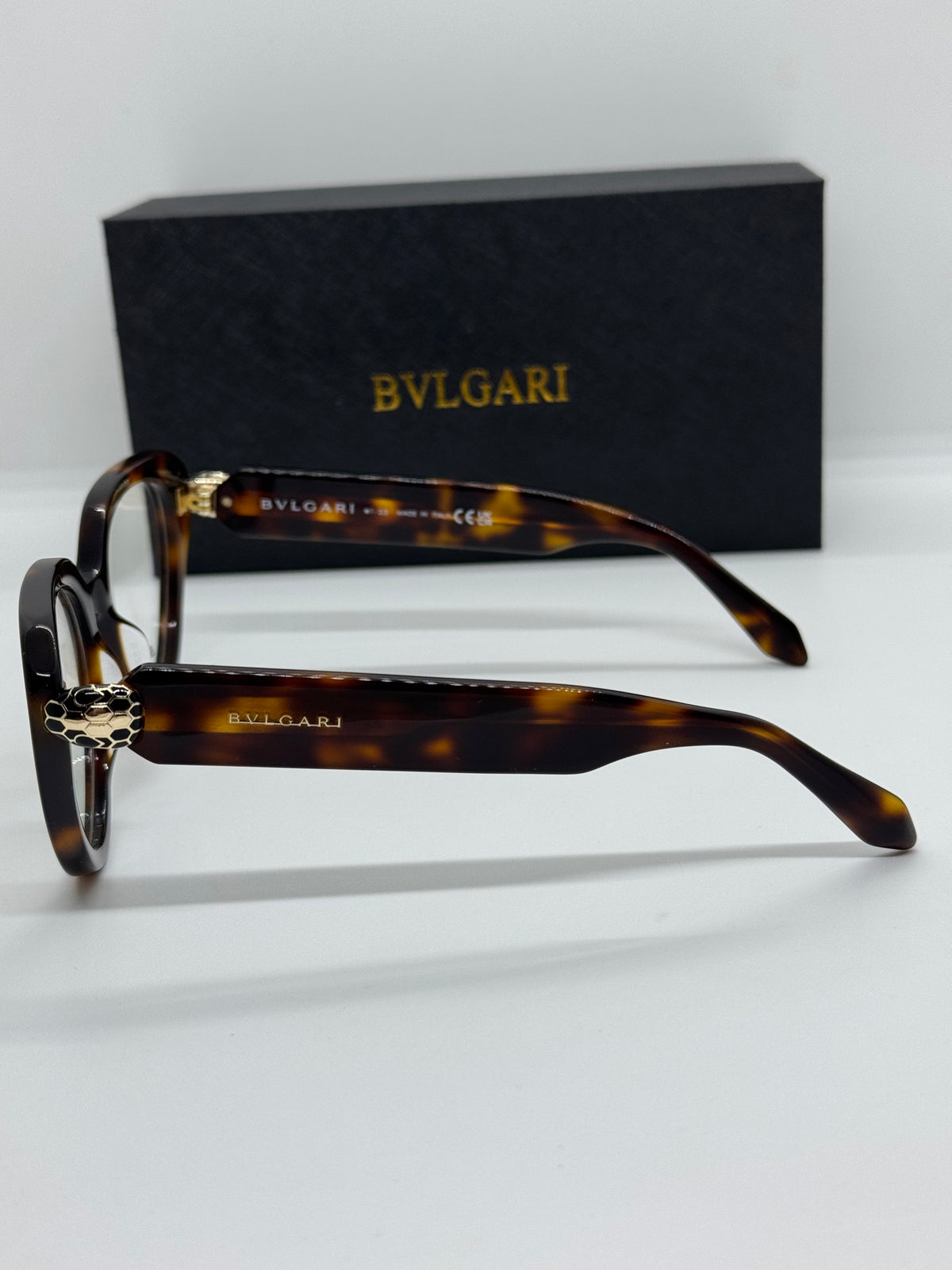 Bvlgari Serpenti BV50003I Cateye Tortoise Frame