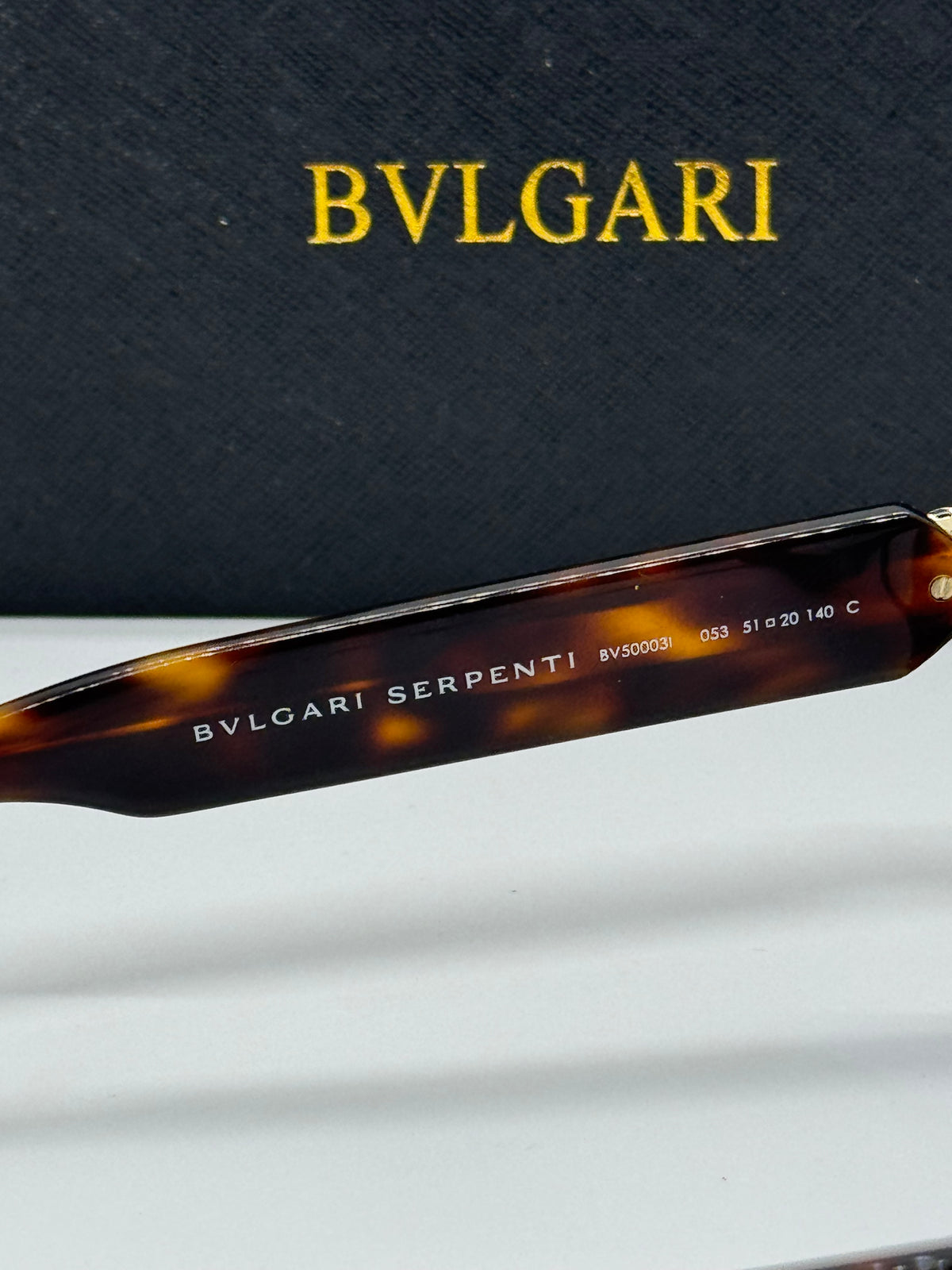 Bvlgari Serpenti BV50003I Cateye Tortoise Frame