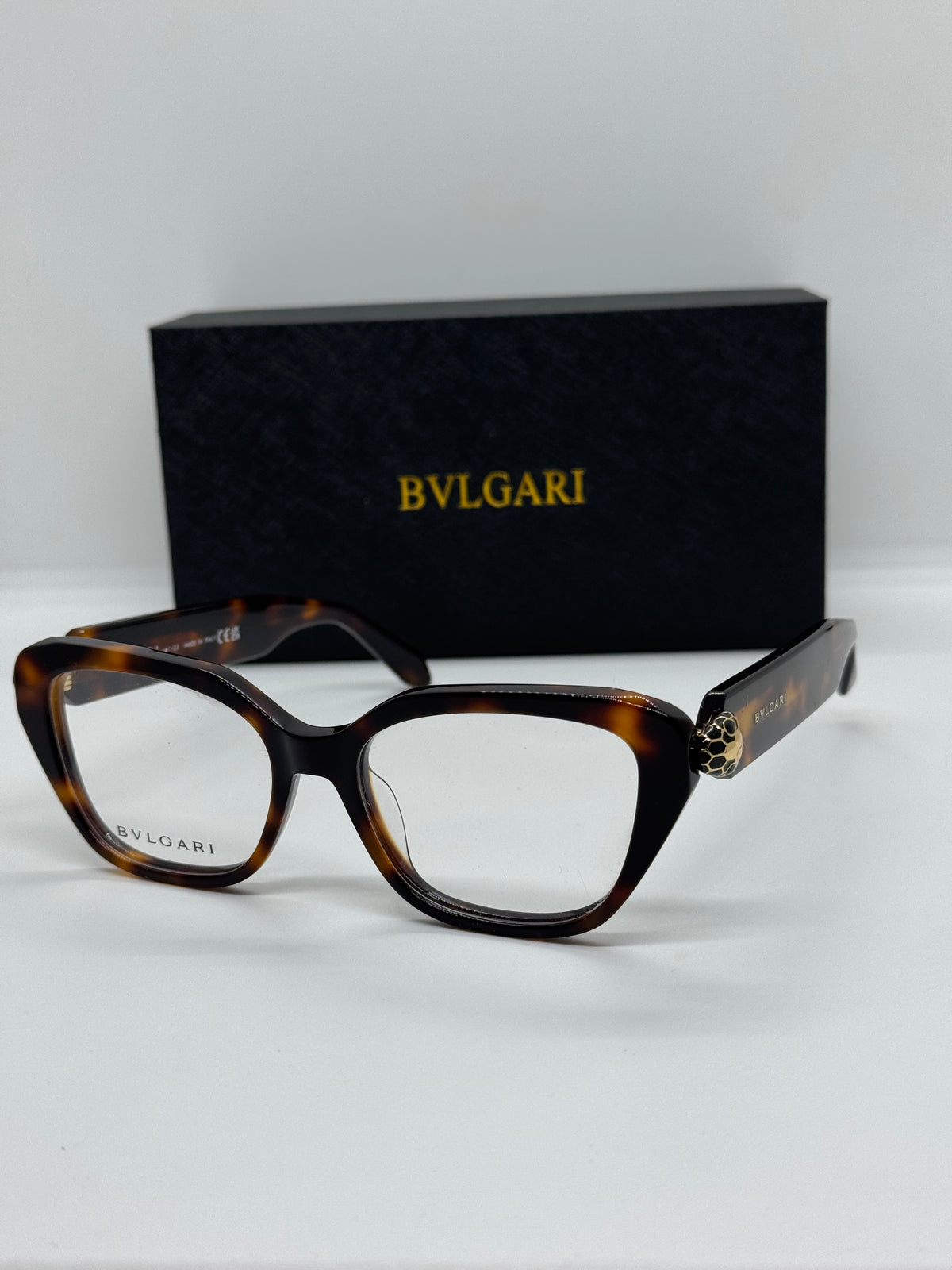 Bvlgari Serpenti BV50021I Cateye Tortoise Frame