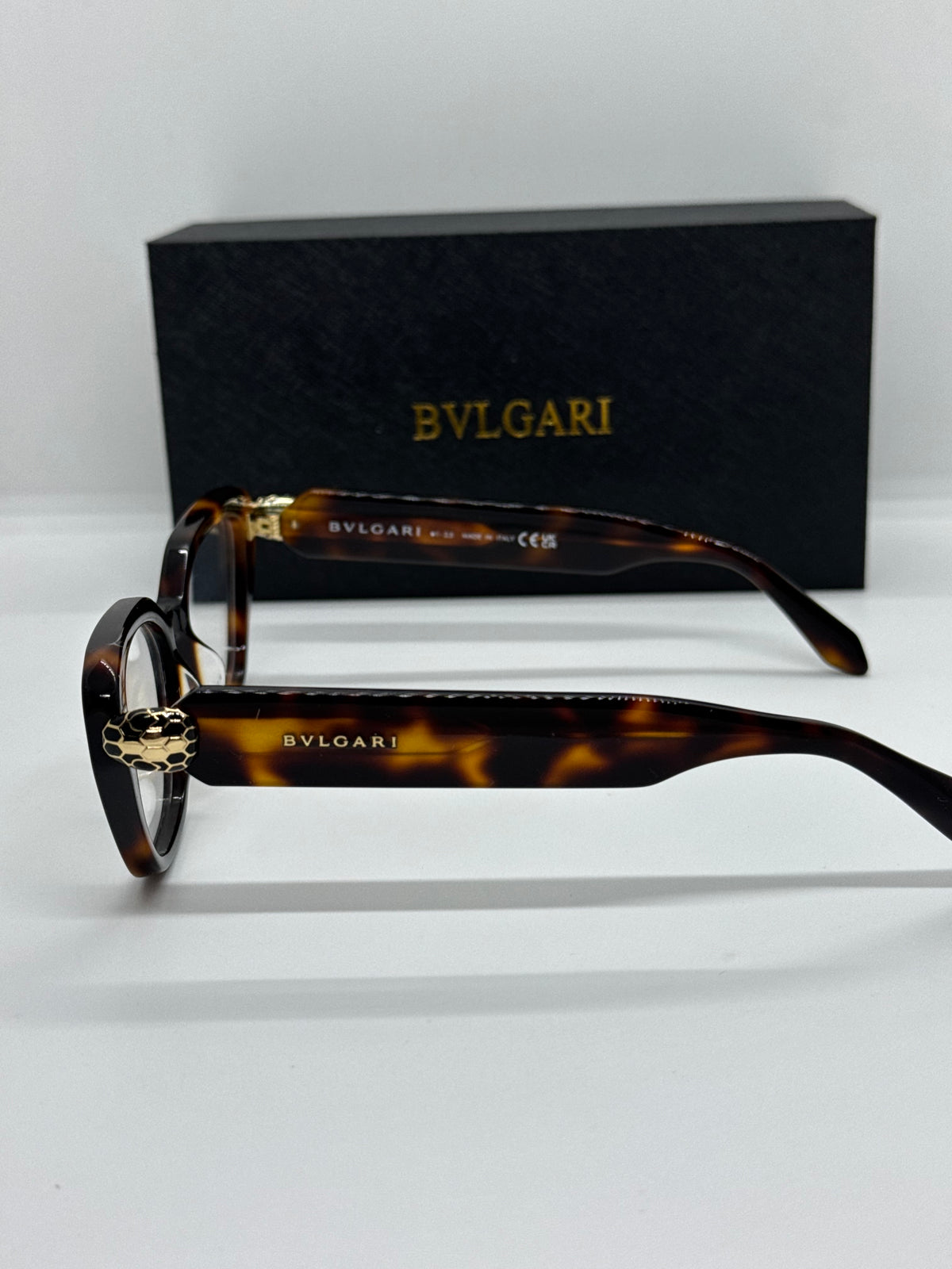 Bvlgari Serpenti BV50021I Cateye Tortoise Frame