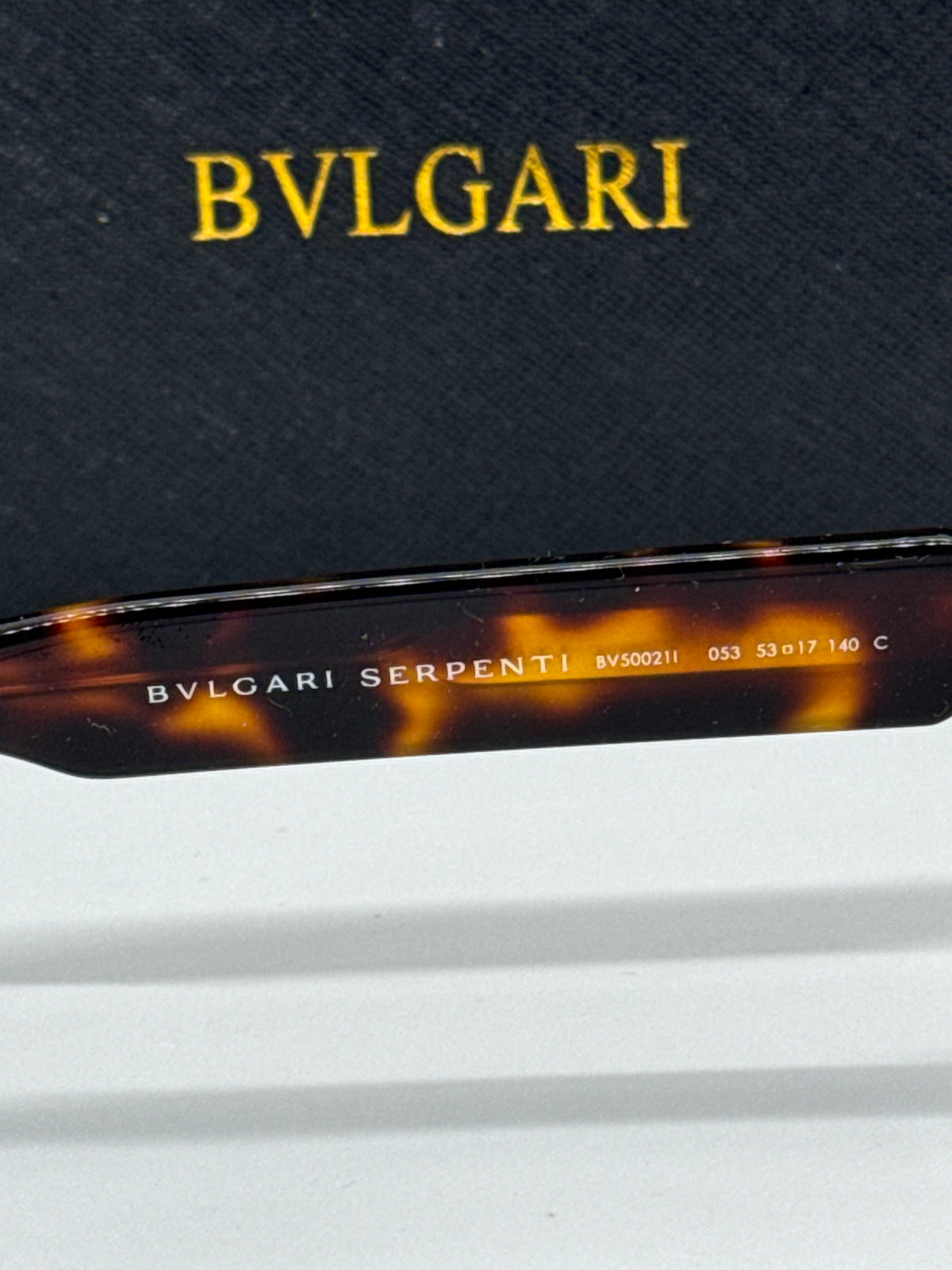 Bvlgari Serpenti BV50021I Cateye Tortoise Frame